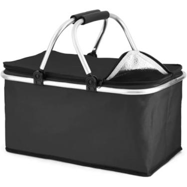 Imagem de Bolsa Térmica Dobrável Cesto Grande De Piquenique 30l Viagem
