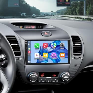 Imagem de Rádio estéreo automotivo para Kia K3 2013 2014 2015 2016 2017 2018 9 polegadas Android 13 para Carplay Android Auto para rádio Kia, receptor de áudio WiFi e vídeo, unidade de cabeça GPS BT suporta