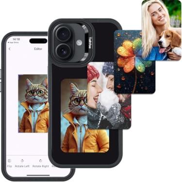 Imagem de Talhfae Capa de telefone Smart E Ink para iPhone 40.6 – 10.2 cm HD 528×768 | Capa de telefone digital NFC durável atualizada com transmissão NFC mais rápida, tela Eink de 4 cores, mudança de imagem