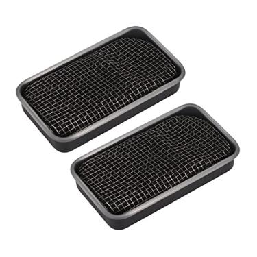 Imagem de Yctze Mini Fogão Portátil a álcool, 2 Peças, Fogão de Acampamento à Prova de para Cozinhar, Churrasco, Caminhadas e Atividades Ao Ar Livre (Preto)