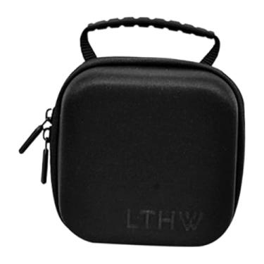 Imagem de IEUDNS Porta-ovos para geladeira, preto, com zíper, para lembrancinhas de festa, com alça, portátil, para viagens e armazenamento, 4 Vagas