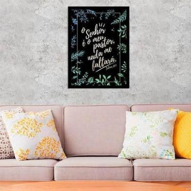 Imagem de Quadro Decorativo Salmo 23 O Senhor É Meu Pastor - Quadros On-Line