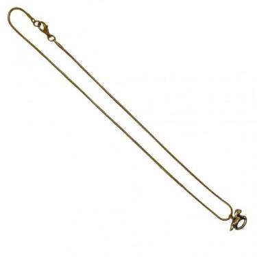 Imagem de Corrente Dourada Com Pingente Cavalinho 1,7 Cm - Bialluz Presentes