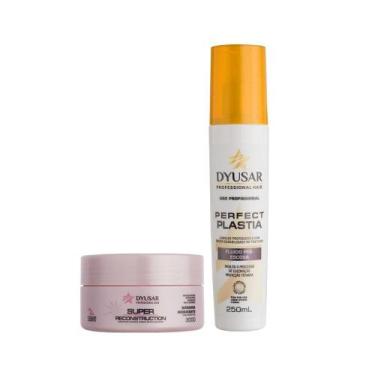Imagem de Kit Máscara Super Reconstruction + Fluído Pré Escova Dyusar - Dyusar C