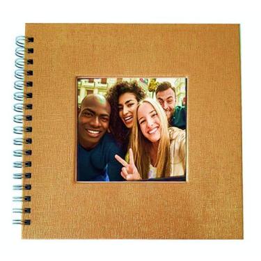 Imagem de Álbum Scrapbook Livro De Assinaturas 20x20 Com Porta Retratos - Photoa