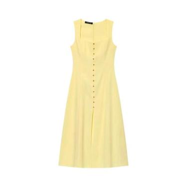 Imagem de Vestido Longo Feminino Elegante E Slim Para O Verão, Moda Chic E Confo