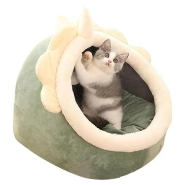 Imagem de Cama Casa Ninho Redonda Para Gatos - Caverna Aconchegante, Cesta Com Almofada Para Gatinhos Dormirem(L (44 * 40 * 34),As picture3)