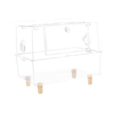 Imagem de Ｂｅｓｇａ Gaiola transparente para hamster Gaiola para animais de estimação pequenos Ventilação Habitat para pequenos animais de estimação Habitat para hamster
