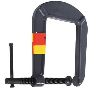 Imagem de Hyuduo Braçadeira C, Garganta Profunda Pesada Braçadeira U Dispositivo de Carpintaria para Fixação Com Haste Roscada Em Espiral de Formato Especial para Grande Momento de Força, Material: Aço,