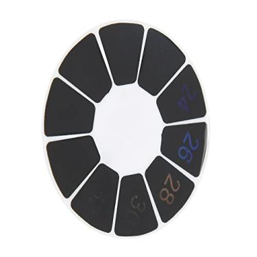 Imagem de Naroote Termômetro para Tanque de Peixes de Aquário, Adesivo Digital, Ferramenta de Medição de Temperatura da água para Tanques Pequenos, Cozinhas, Material ABS (Redondo)