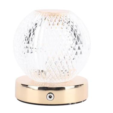 Imagem de Hyuduo Luz de Mesa Regulável Sem Fio, Lâmpada de Cabeceira Recarregável Com Controle de Toque e Temperatura de 3 Cores para Sala de Jantar, Decoração Interna Elegante