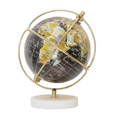 Imagem de Globo Terrestre Galileu Decorativo de Mesa Mai Home 15×19×15 cm Preto e Dourado com Base de Mármore – Globo Luxo para Escritório, Sala, Quarto, Decoração Moderna e Presente Criativo