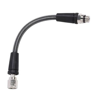 Imagem de Ymiko Mangueira Reguladora de Mergulho de Alta Pressão, 7/16 ", 20unf, 20cm, Acessório de Mergulho Flexível Reforçado Com Fibra de Carbono para Equipamento de Subaquático