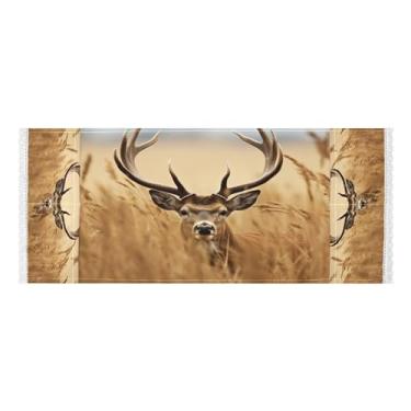 Imagem de Wassud Capas de lavadora e secadora de grama de veado, protetor de lavadora com sacos de armazenamento, capa de geladeira à prova de poeira com bolsos para lavanderia doméstica, cozinha, 120 x 55 cm