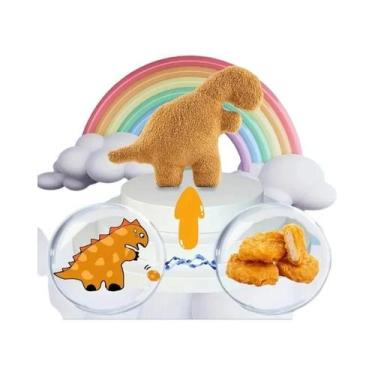 Imagem de Almofada De Dinossauro De Pelúcia Macia De 47cm Brinquedo Sensorial Pa