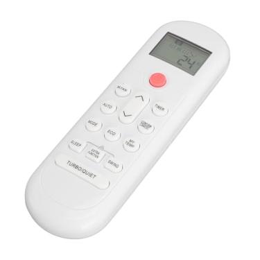 Imagem de Cryfokt Controle Remoto de Substituição Universal para Ar Condicionado Mabe V12843 Fácil de Usar ABS Branco para Uso Doméstico