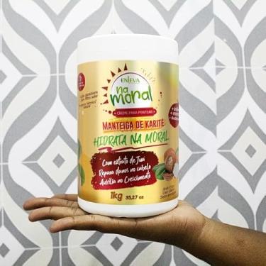 Imagem de Creme de Pentear Enleva Na Moral Manteiga de Karité 1kg