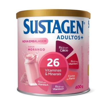 Imagem de Sustagen adulto - morango - 400g, 400g, Morango