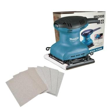 Imagem de Lixadeira orbital Makita modelo M9200b 14000 Opm 180w profis VOLTAGEM: