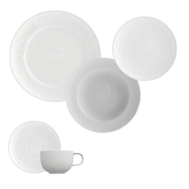 Imagem de Jogo Jantar Chá Café 42 Peças Dunas Fosco Germer Porcelanas