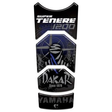Imagem de Protetor Tanque Adesivo Super Tenere 1200 2011 A 2020 Azul Cor Preto