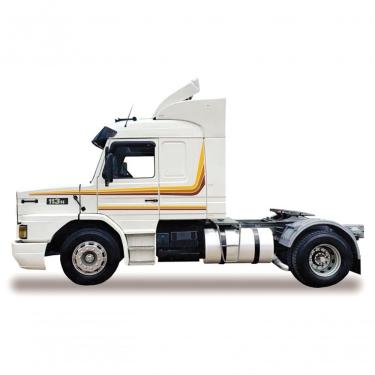 Imagem de Kit Adesivo Faixas Caminhão Scania 112 Hw 113 Hw Laranja Plotado Laranja