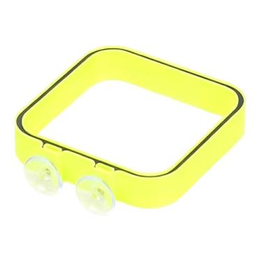 Imagem de predolo Anel alimentador para peixes, acessório fácil de instalar, alimentador flutuante para aquário, ideal para camarões, bettas e tartarugas, Comprimento 8 Cm