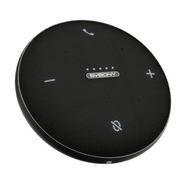 Imagem de SVBONY Alto-falante e microfone SVHub Omni2 para conferência, viva-voz Bluetooth com transcrição AI, captador de voz de 360° com 4 microfones, cancelamento de ruído, volume de 10 níveis, alto-falante