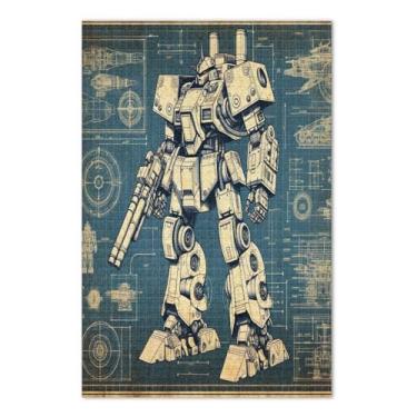 Imagem de Quebra-cabeça mecânico guerreiro para adultos, 500 peças, quebra-cabeças exclusivos com letras na parte de trás