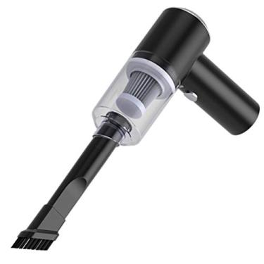 Imagem de Acouto Aspirador de pó Portátil de Alta Potência 120W Com Sucção Forte de 5500PA e Luz LED para Limpeza do Teclado do sofá Interior Carro (BLACK)