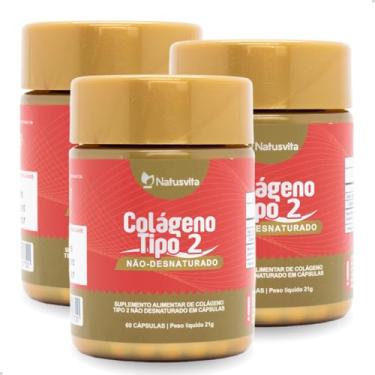 Imagem de Colágeno Tipo 2 Não Desnaturado. 40mg por Cápsula. (Kit 3 und. 180 cápsulas)