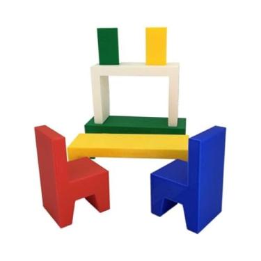 Imagem de Mini Móveis Infantis Com Peças Tipo Quebra Cabeças Produzidos Em PLA Biodegradável por Impressão 3d para Brincar e Decorar