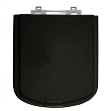 Imagem de Tampa De Vaso Debba Preto Bacia Roca De Mdf Laqueado Preto