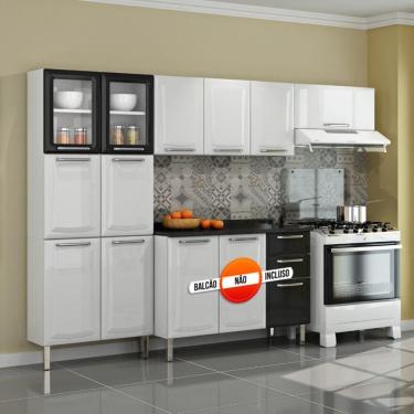 Imagem de Cozinha Itatiaia Tarsila Compacta 3 Peças 2 Vidros / Paneleiro 80 cm