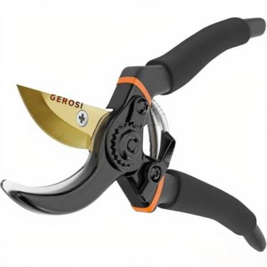 Imagem de Tesouras de Poda Premium Bypass para Jardim - Podões Ultra Afiados Alta Resistência com Aço Inoxidável Qualidade Japonesa Cortando Perfeitamente Plantas do Inclui