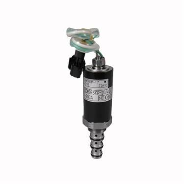 Imagem de Acessórios para escavadeira SH200-2 KDRDE5KR-20/40C13-203A SKX5P-17-210 NO.0809 Válvula solenoide solenoide de bomba hidráulica Va