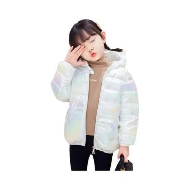 Imagem de Jaqueta De Inverno Com Capuz Para Meninas E Meninos, Leve E Quente, Ca