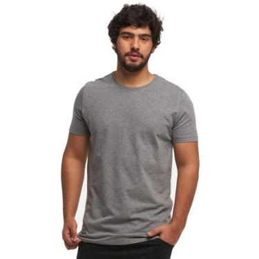 Imagem de Camiseta Long Manga Curta Basica Lisa Masculina-Masculino