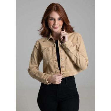 Imagem de Jaqueta Sarja Sawary Cropped