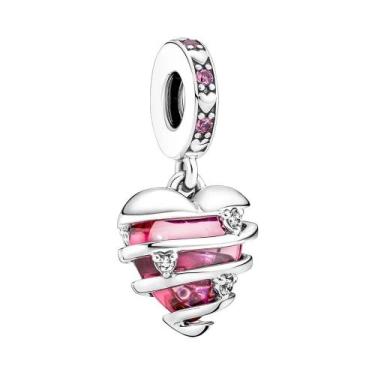 Imagem de Pingente De Pérola Em Forma De Borboleta Rosa Pentagrama Lotus S925 Pr