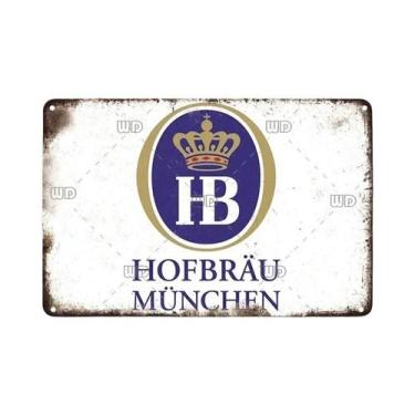 Imagem de Placa De Parede Vintage Da Cerveja Paulaner Da Alemanha, Decoração Em 