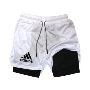 Imagem de Shorts Esportivos Masculinos De Compressão De Secagem Rápida Para Corr