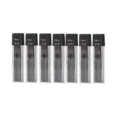 Imagem de Conjunto De Lápis Mecânico De 2.0mm Com Refil De Grafite 2B Preto E Co