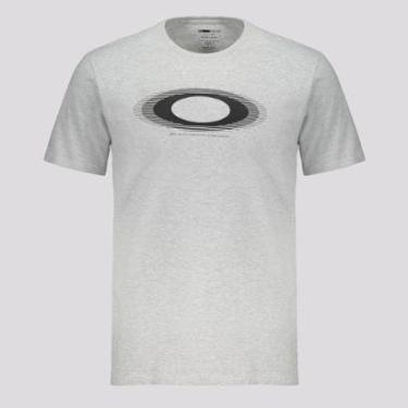 Imagem de Camiseta Oakley Ellipse HD Cinza-Masculino