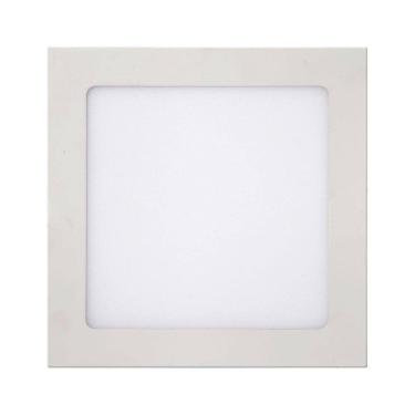 Imagem de Painel Led Kian Quadrado Sobrepor Branco 12W Bivolt 4000K -