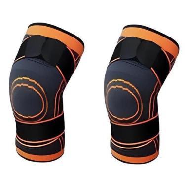 Imagem de 2 Joelheira Musculação Compressão Fitness Academia Corridabike - Crist