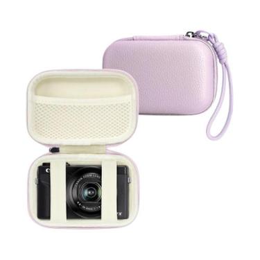 Imagem de Estojo Rosa Para Câmera Digital CAMKORY Com Bolso De Malha Para Acessó