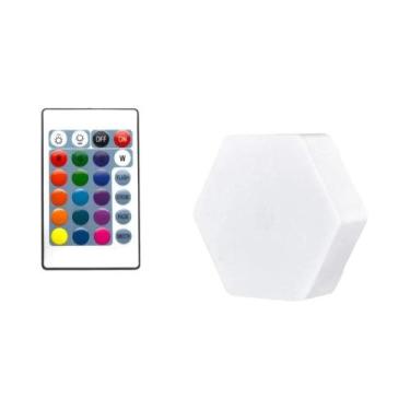 Imagem de Luminária De Parede LED RGB Com Sensor De Toque, Hexágono Modular Colo