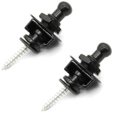 Imagem de 2 Straplock trava Roldana Preto guitarra violao MXP STLK050B