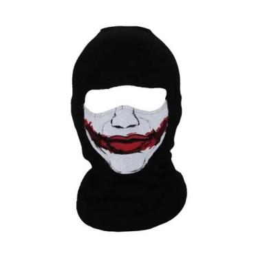 Imagem de Balaclava De Rosto Inteiro 100% Algodão Com Estampa De Caveira, Máscar